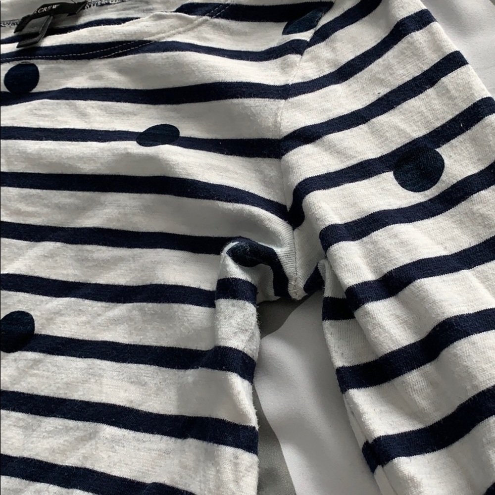 3/$15 J crew stripe and polka dot top - Picture 3 of 7